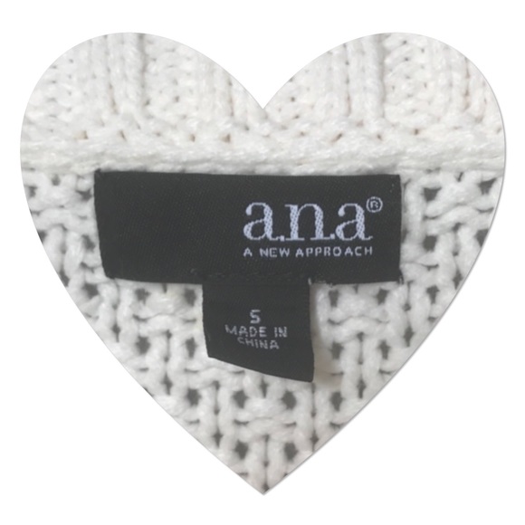 a.n.a ivory scoop neck sweater - Picture 6 of 7